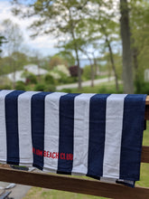 Load image into Gallery viewer, Cabana Stripe Beach Towel | Personalized