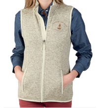 Load image into Gallery viewer, Adult Heathered Fleece Vest | Lighthouse Logo
