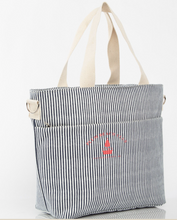 Load image into Gallery viewer, Insulated Stripe Tote Cooler
