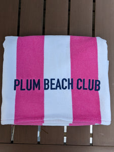 Cabana Stripe Beach Towel | Personalized