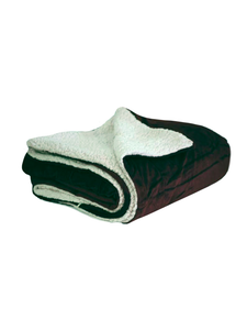 Cozy Alpine Fleece Mink Sherpa Blanket | Lighthouse